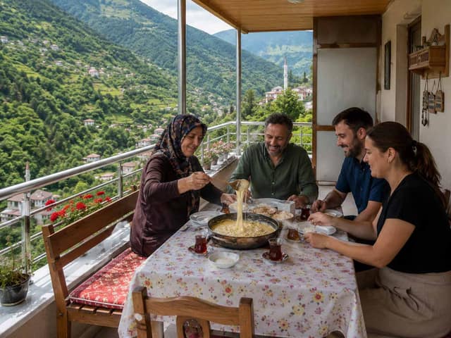 Trabzon: Make Kuymak with a Local Family in a Village