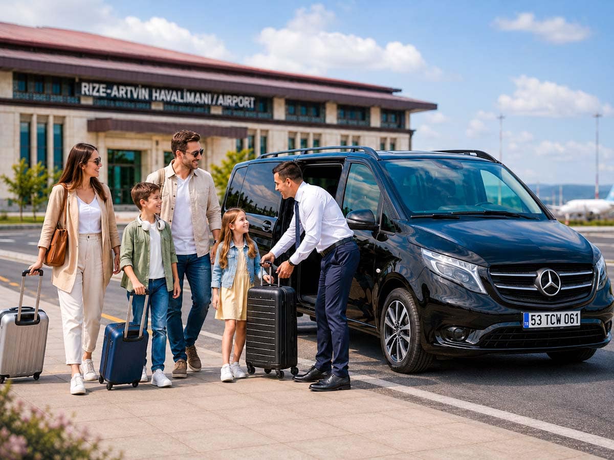 Rize Airport: Private Transfer to Rize Hotels